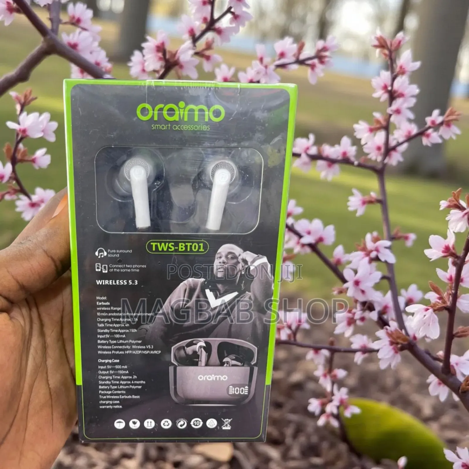 Original Oraimo Wireless Earbuds (253636)