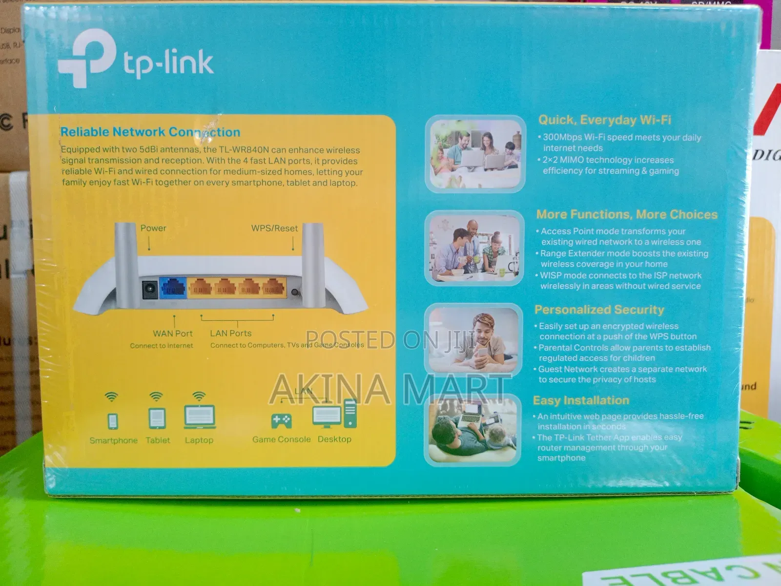 Tp Link Tl-Wr840n 300 MBPS Wireless N Router