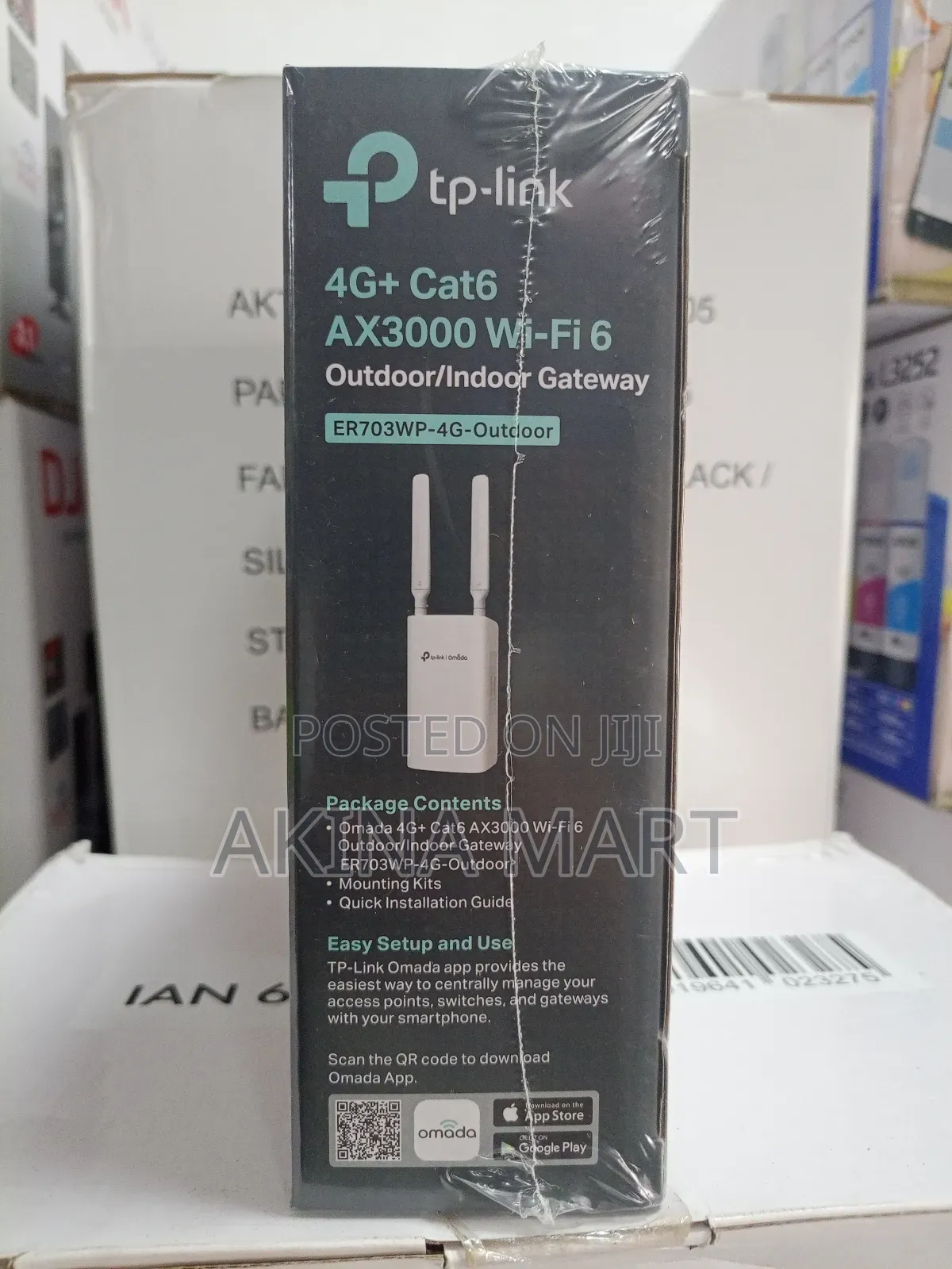 4g+ Cat6 Ax300 Wifi 6 Outdoor/Indoor Gateway Er703wp-4g Outdoor