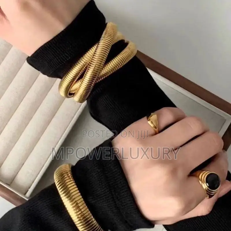 Chunky Bangle Stainless Steel