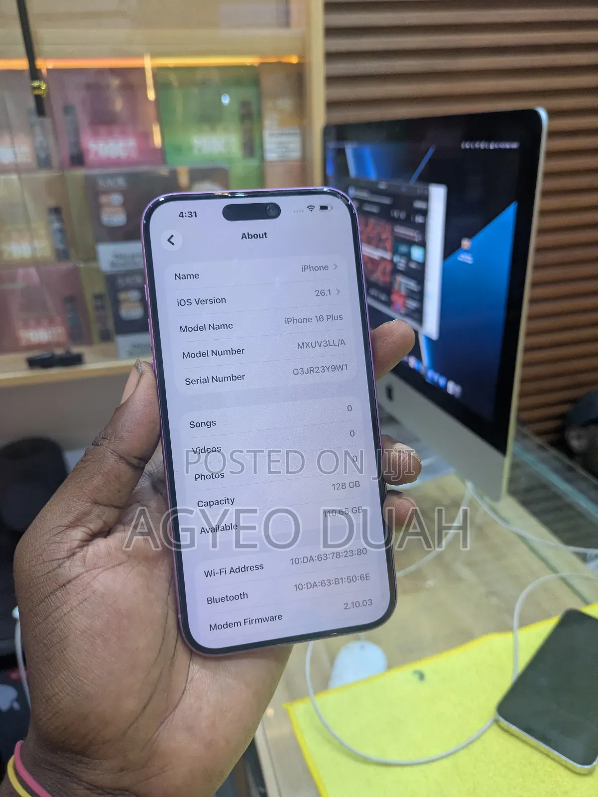 Apple iPhone 16 Plus 128 GB Pink