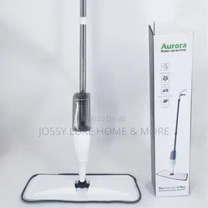 360 Degrees Rotating Spray Mop With 3 Reusable Pads Scraper