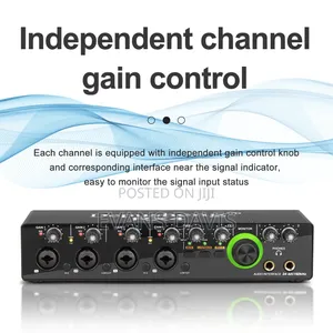 4 Channel Q22 Professional Music Sound Card