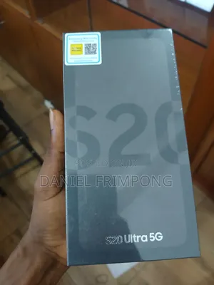 New Samsung Galaxy S20 Ultra 5G 128 GB Black