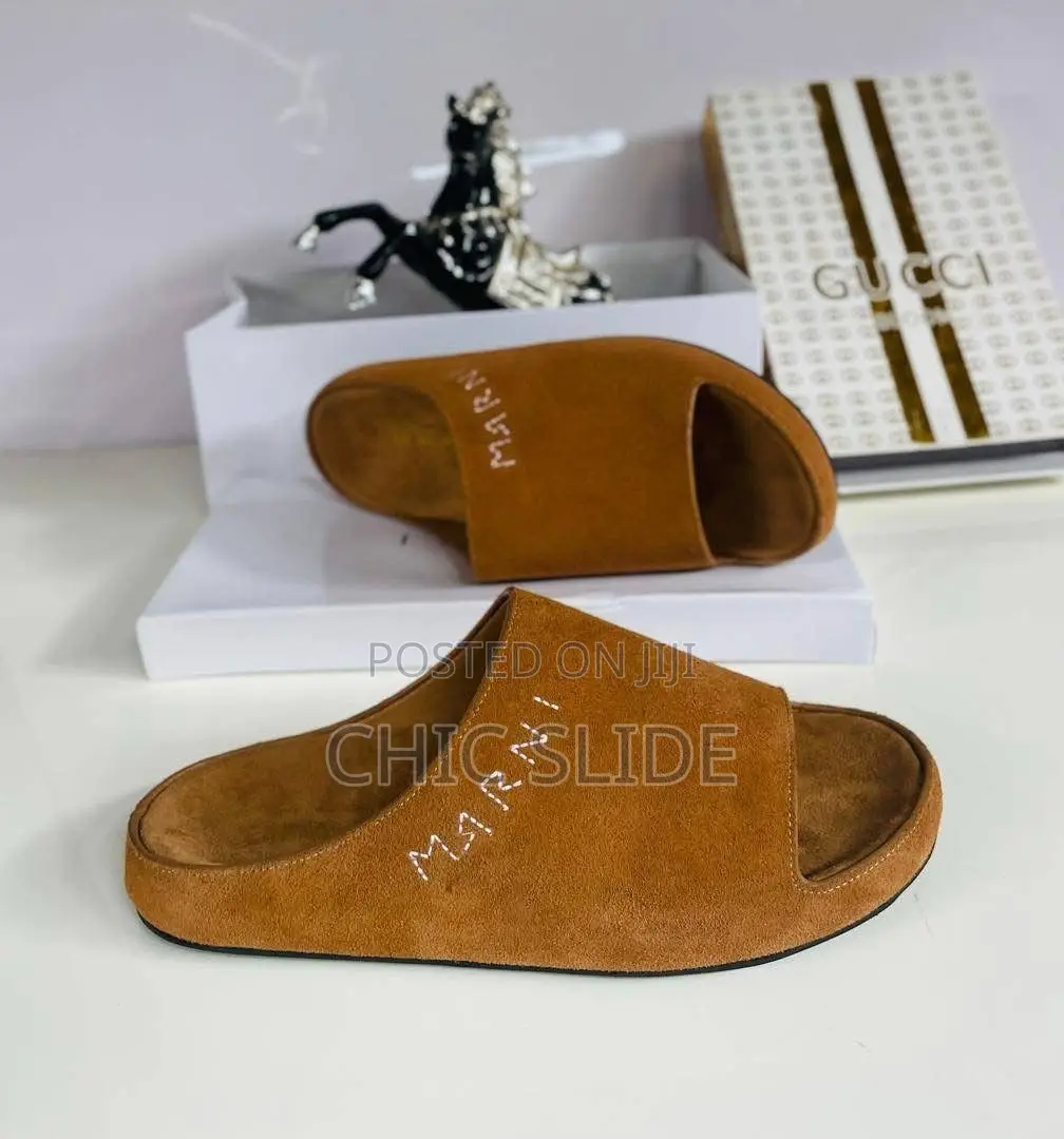 Quality Marni Suede Slides