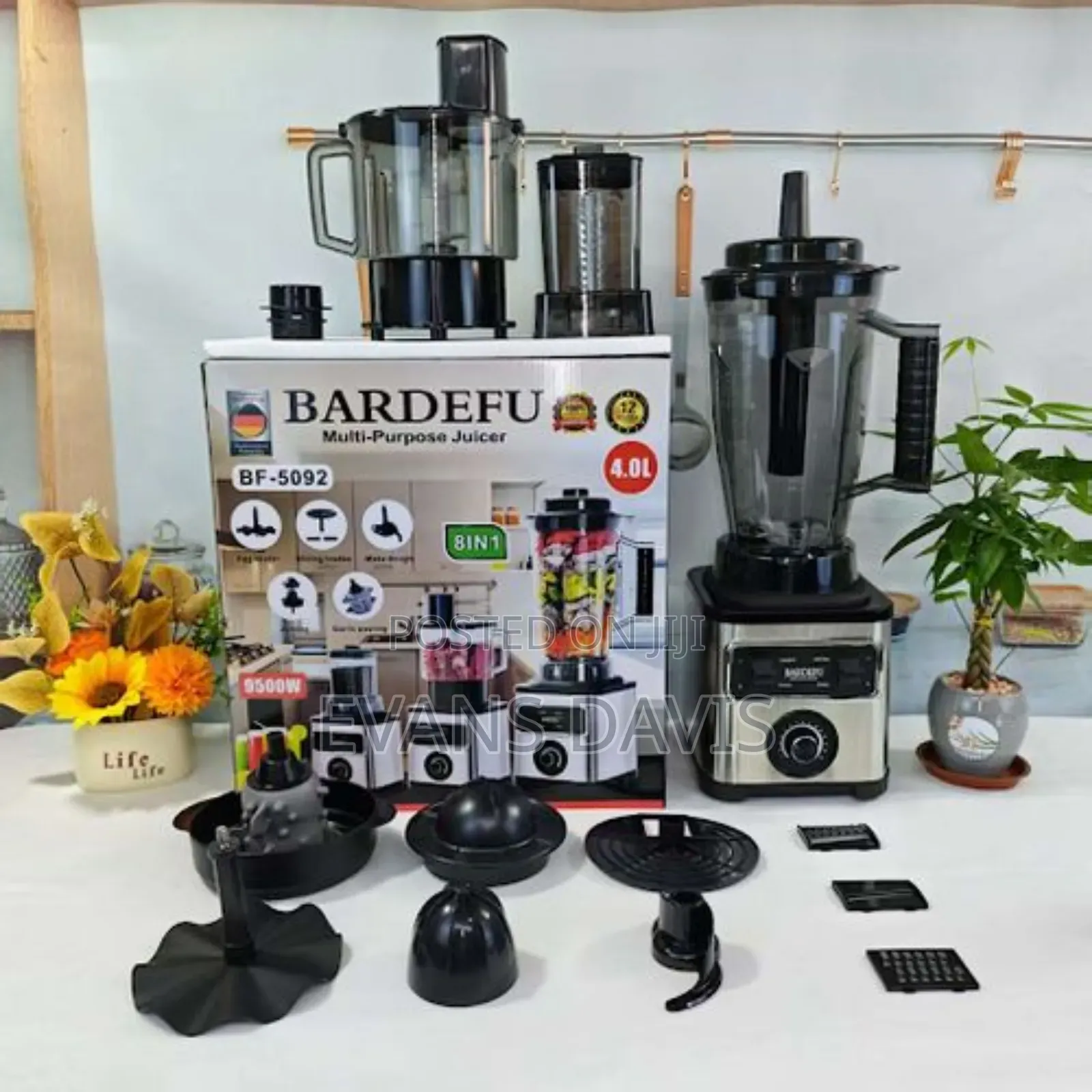 8 in 1 Bardefu 4ltr Blender 9500w