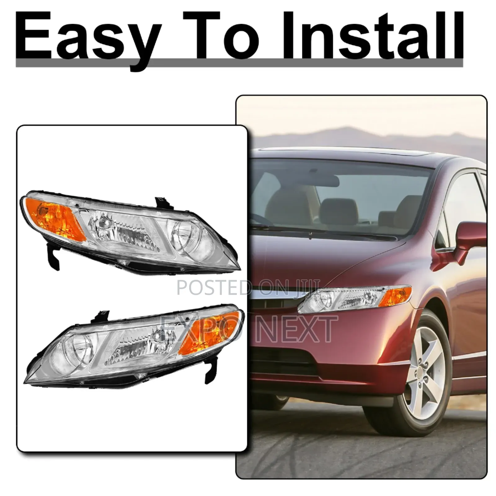 Honda Civic 2006-2011 Headlight Pair