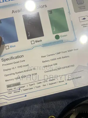 New Tablet 1 TB Black