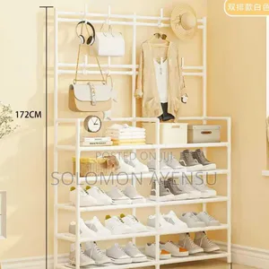 Quality Double Row Shoes And Hat Rack Available In Different Colours
