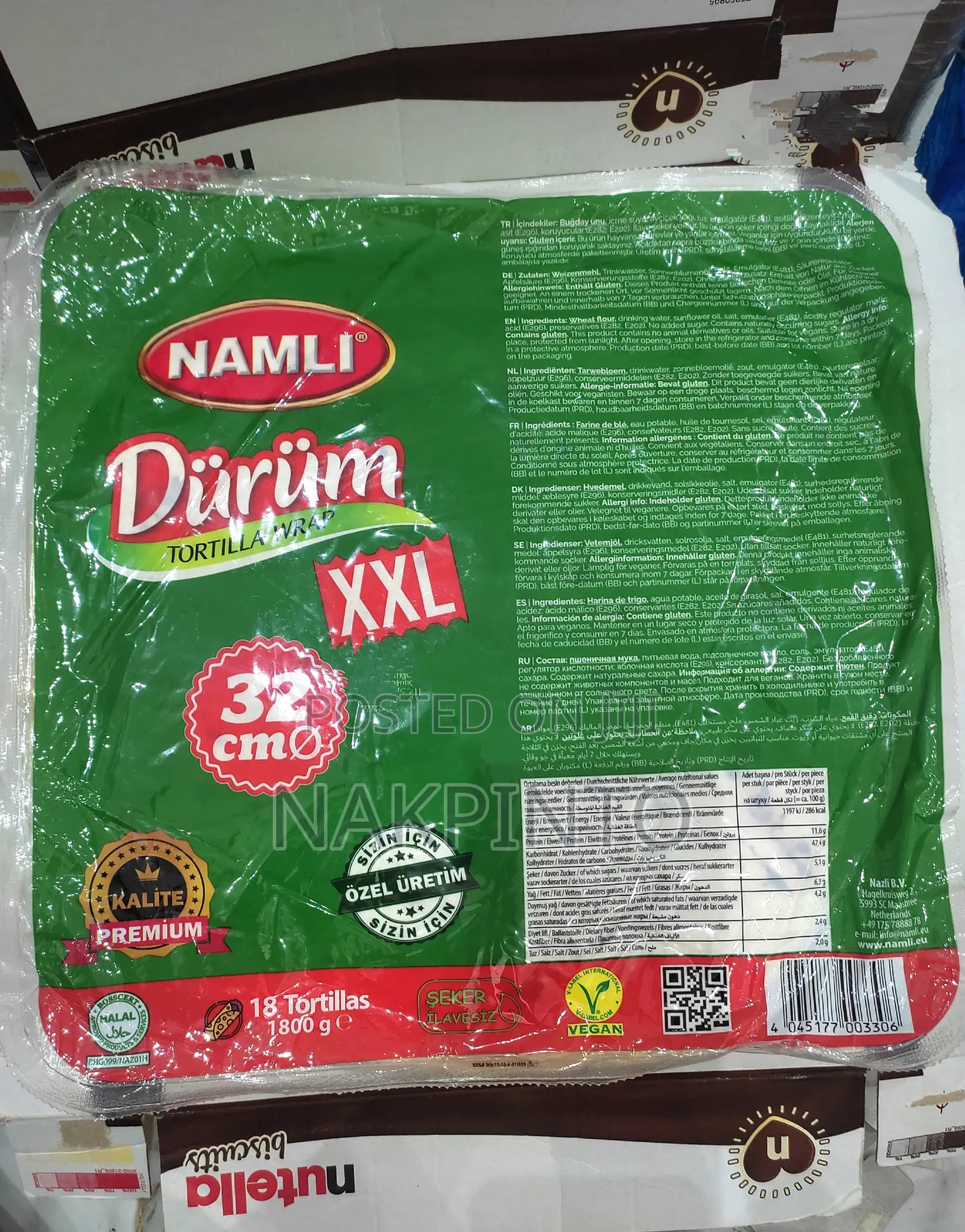 Xxl Dürüm Tortillas Wraps. Shawarma Bread. 32 Cm