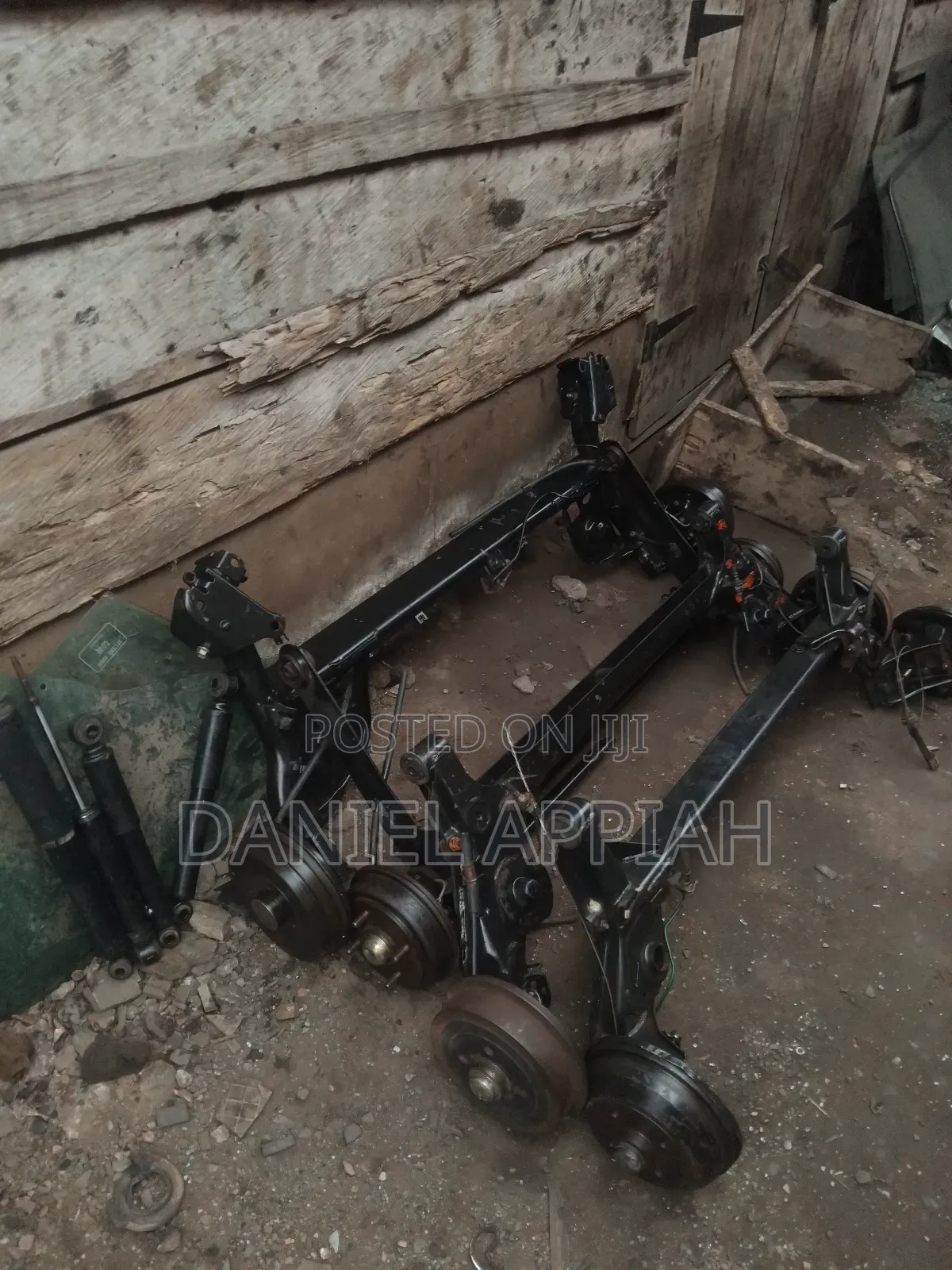 Home Used Hub and Shocks, Steer Rags, Shaft ,Front and Back Beams