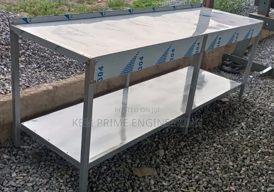 Stainless Steel Worktop Table (6ft /182cm)