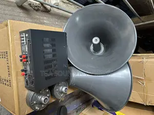 Reflex Horn Speaker And Amplifier Set