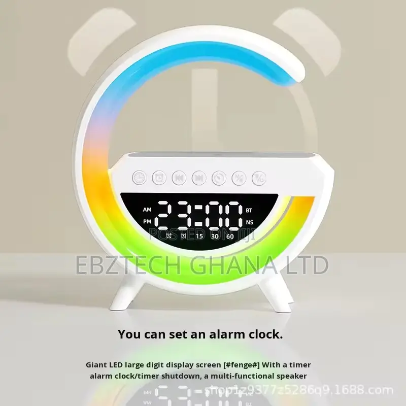 Led Wireless Charging Speaker Bt-3401