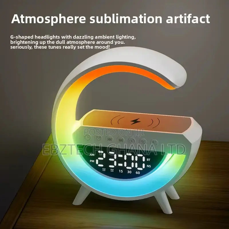 Led Wireless Charging Speaker Bt-3401