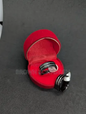 Black And Silver Men's Wedding Rinh