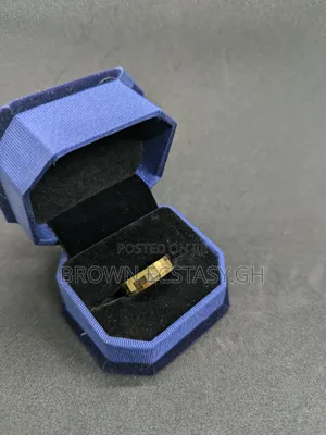Gold Ceramic Wedding Ring