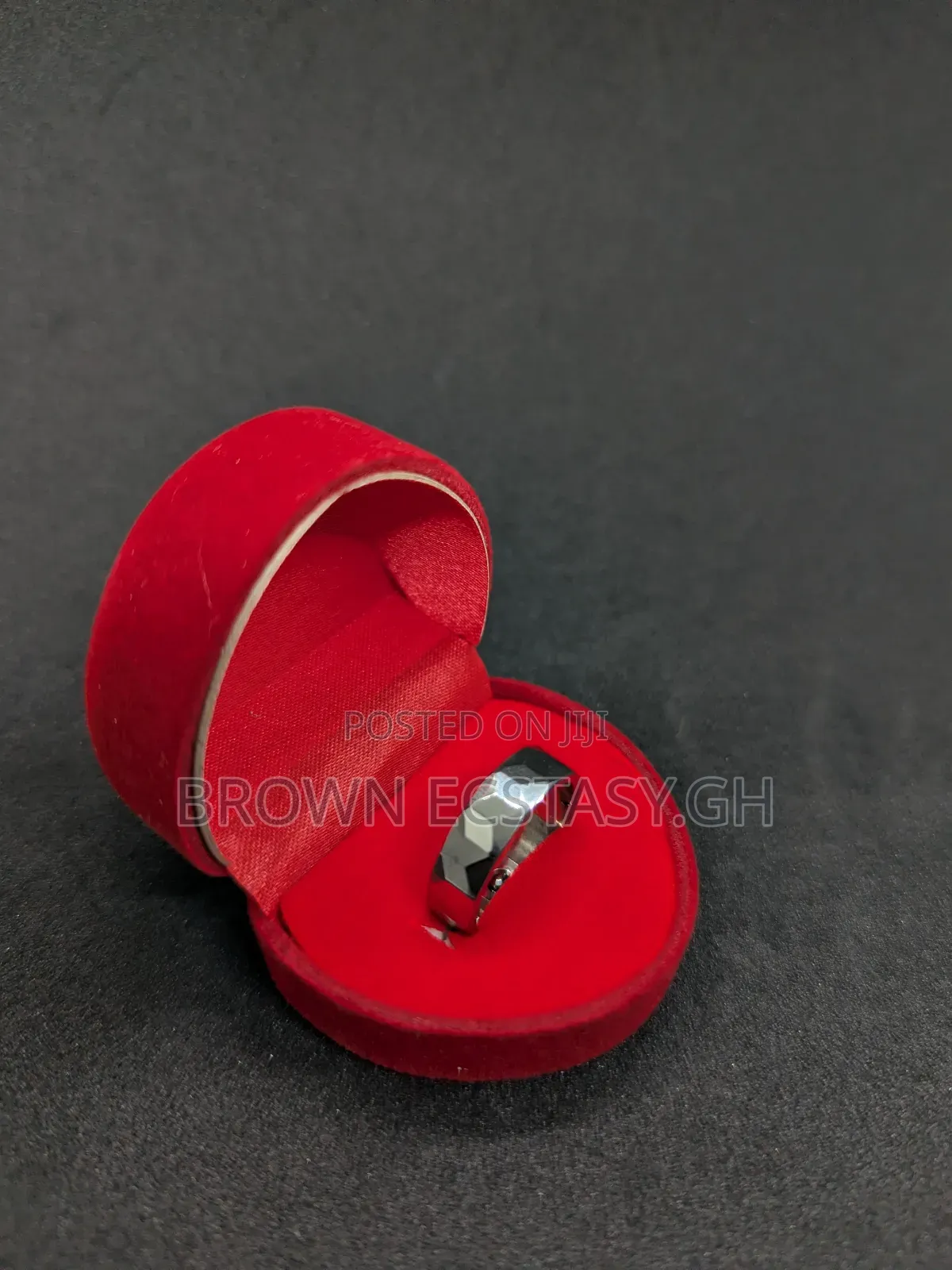 Ceramic Wedding Ring (Silver)
