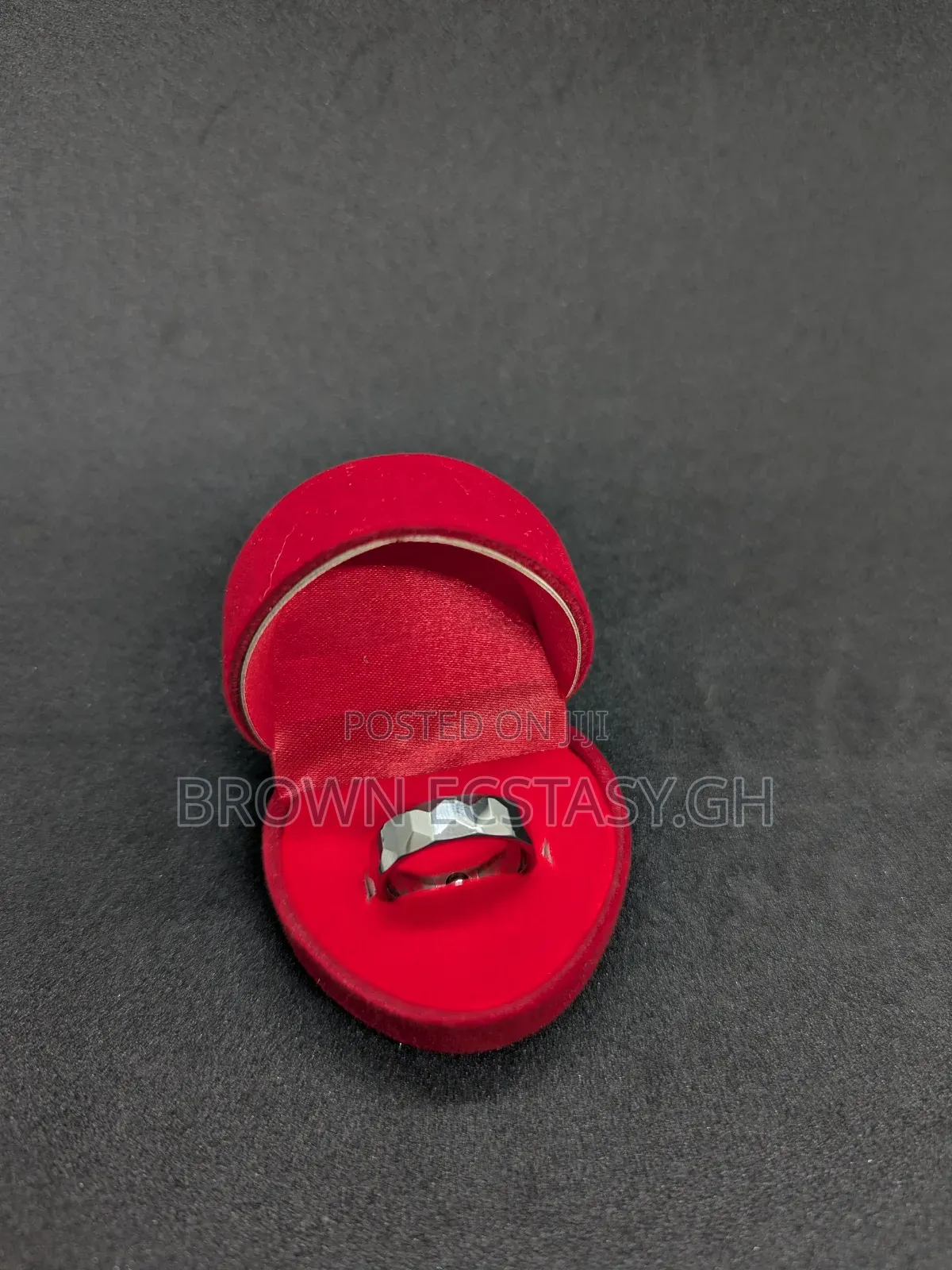 Ceramic Wedding Ring (Silver)