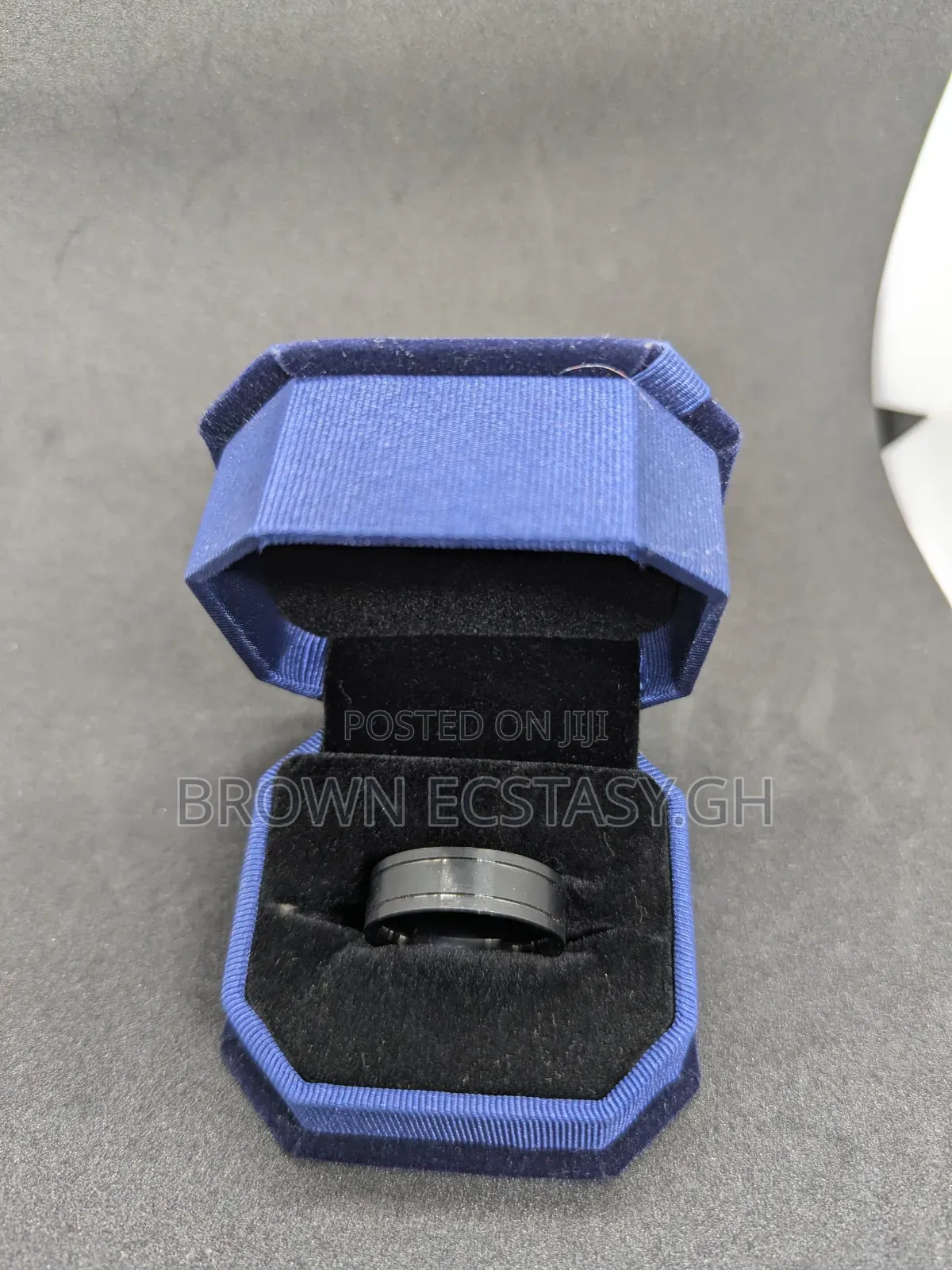 Black Tungsten Wedding Ring