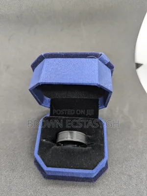 Black Tungsten Wedding Ring