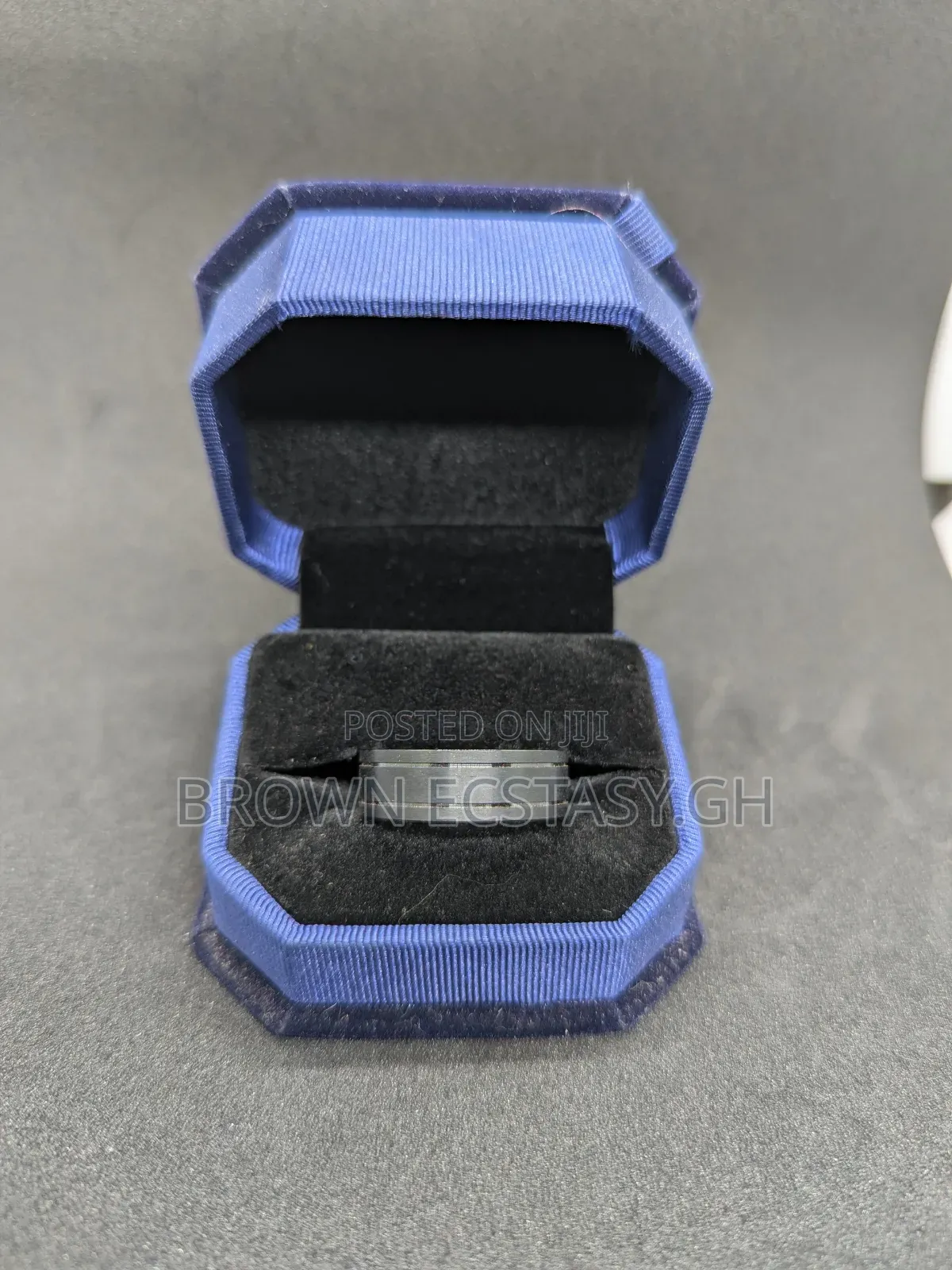 Black Tungsten Wedding Ring