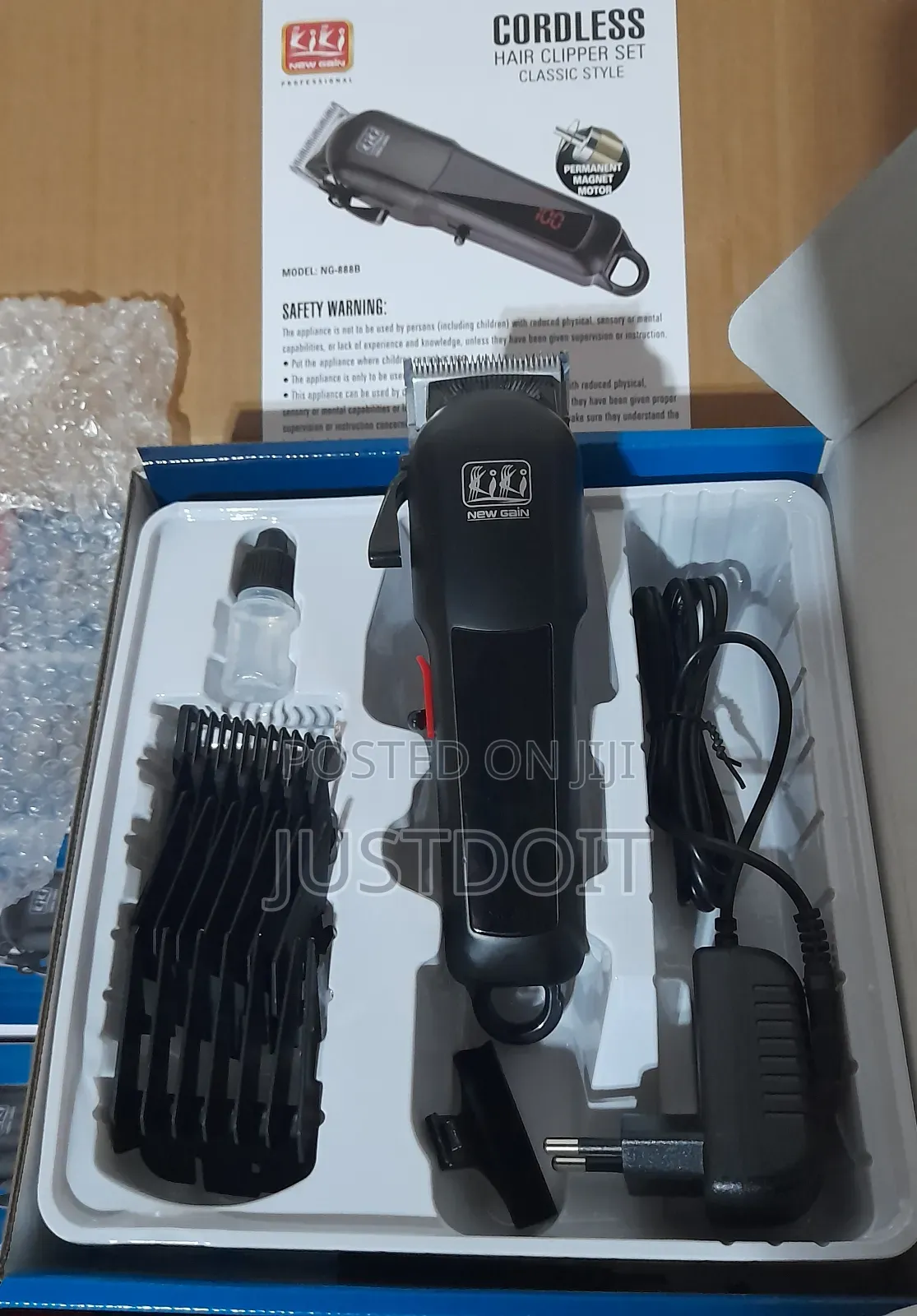Kiki Digital Rechargeable Clipper