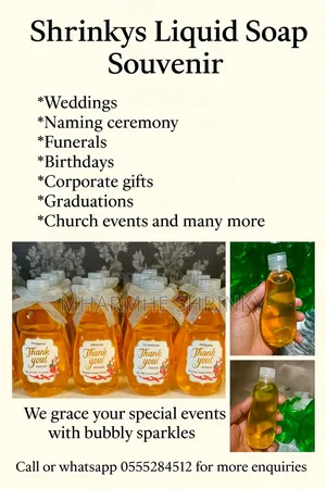 Liquid Soap Souvenirs for Events