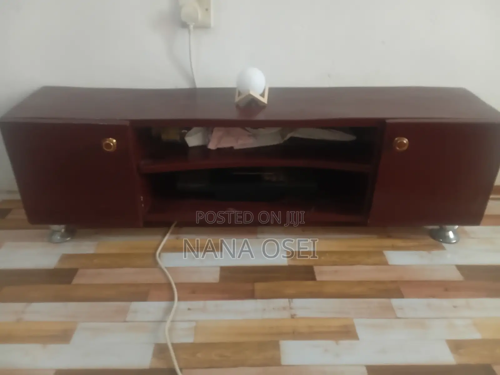 Tv Stand Brown Coated