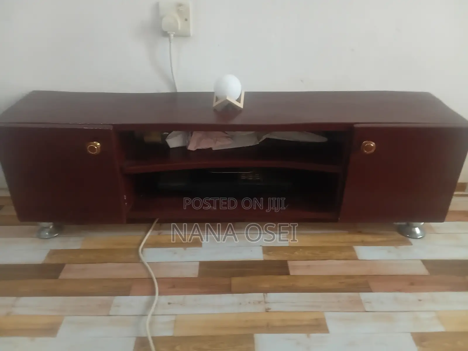 Tv Stand Brown Coated