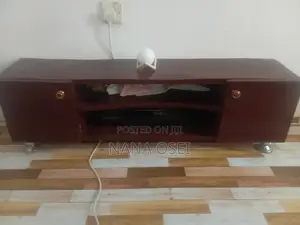 Tv Stand Brown Coated