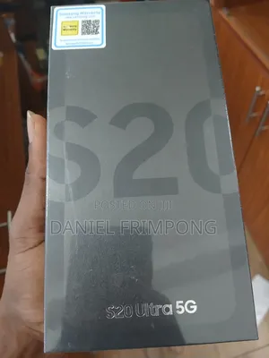 New Samsung Galaxy S20 Ultra 5G 128 GB Black