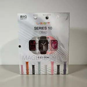 Laxasfit Series 10 Smartwatch With 8 Straps(332546)