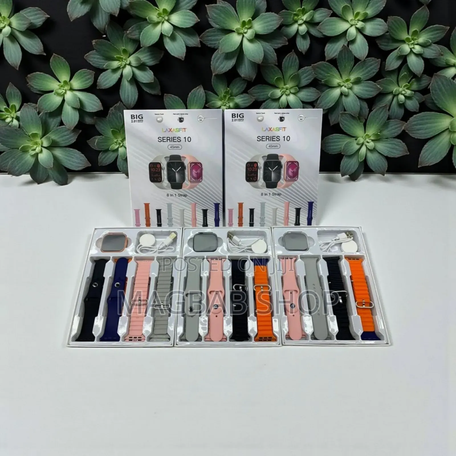 Laxasfit Series 10 Smartwatch 8 in 1 Set (335746)
