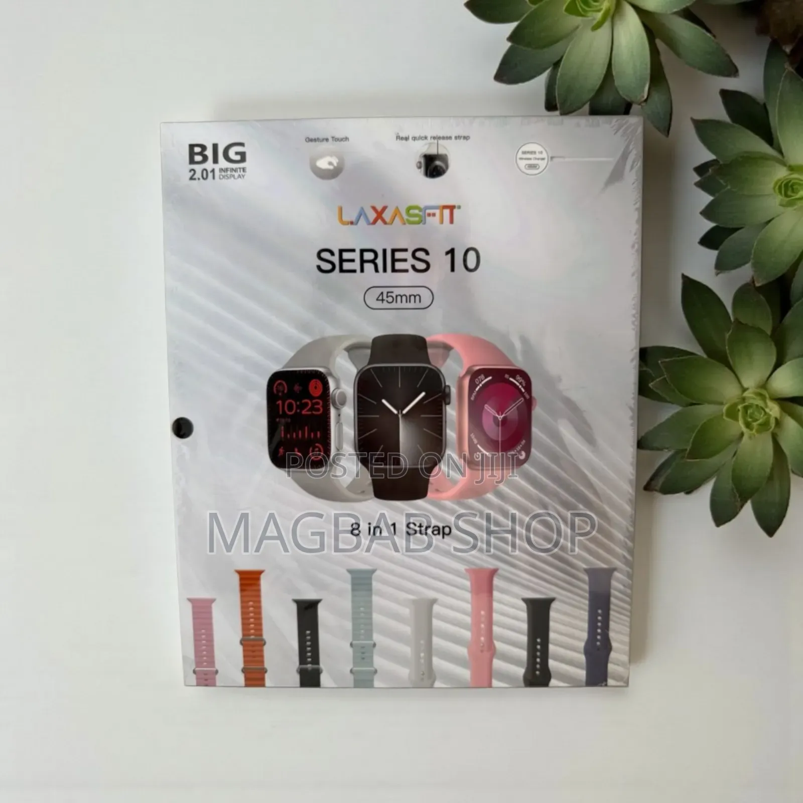 Laxasfit Series 10 Smartwatch 8 in 1 Set (436674)
