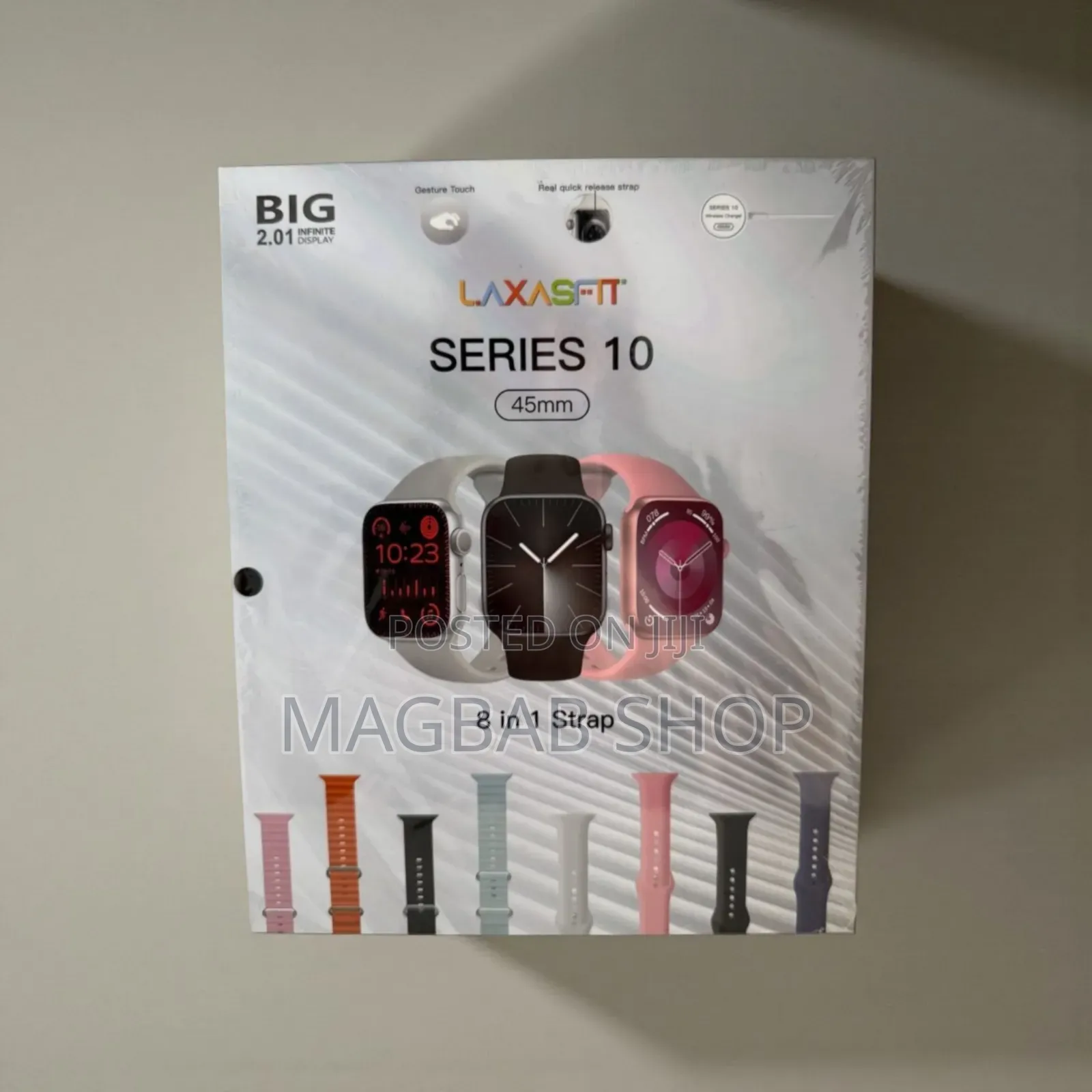 Laxasfit Series 10 Smartwatch 8 in 1 Set (324325)