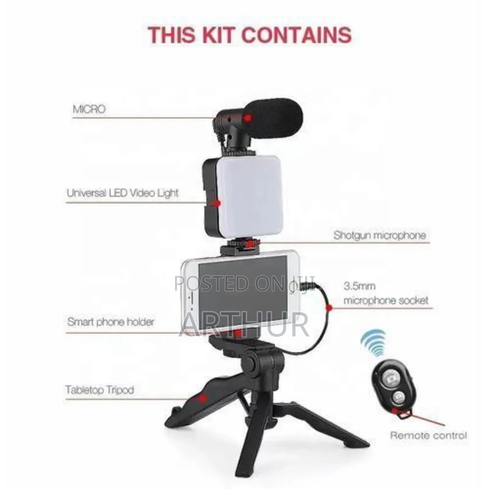Video Stand With Microphone 
