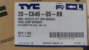Hyundai I10 2011-2013 Headlights Pair Tya