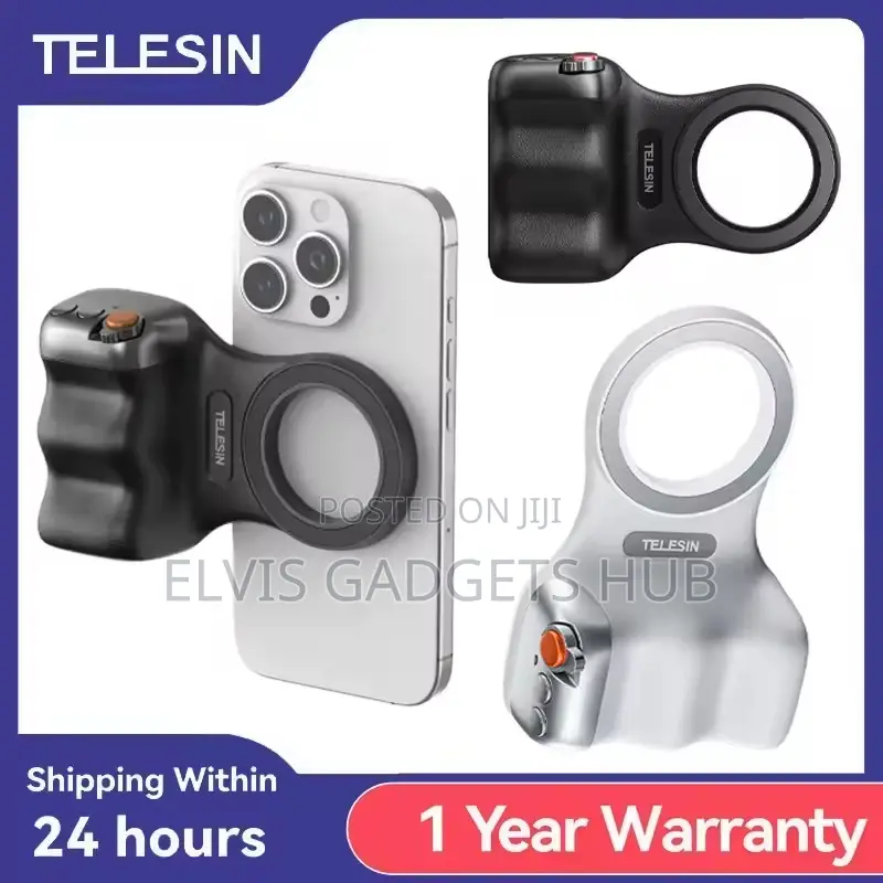 Telesin Phone Camara Grip + Selfie Ring Light
