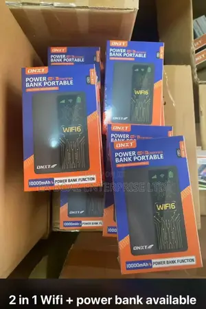 4g Lte 2 in 1 Wi-Fi 6 Certified Portable Power Bank + Wifi