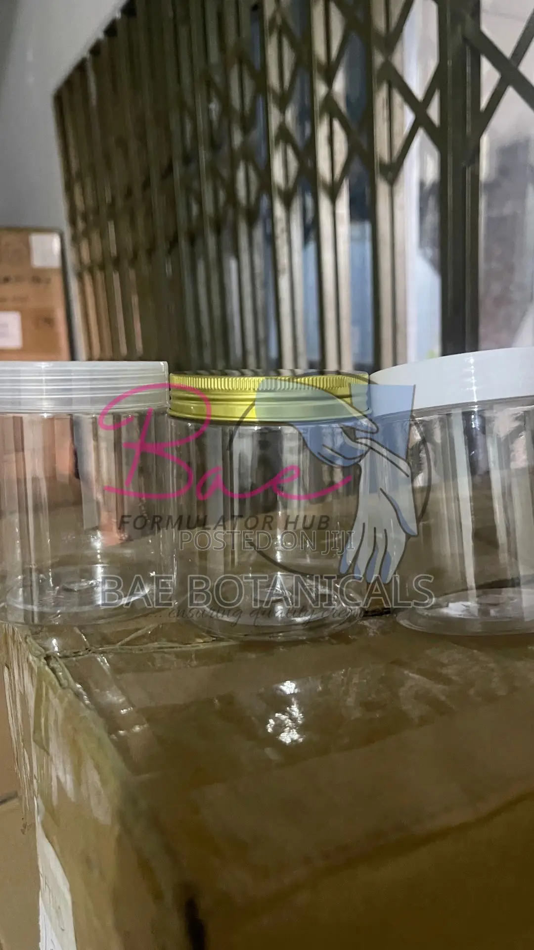 250ml Cosmetics Clear Jar With Free Inner Gasket