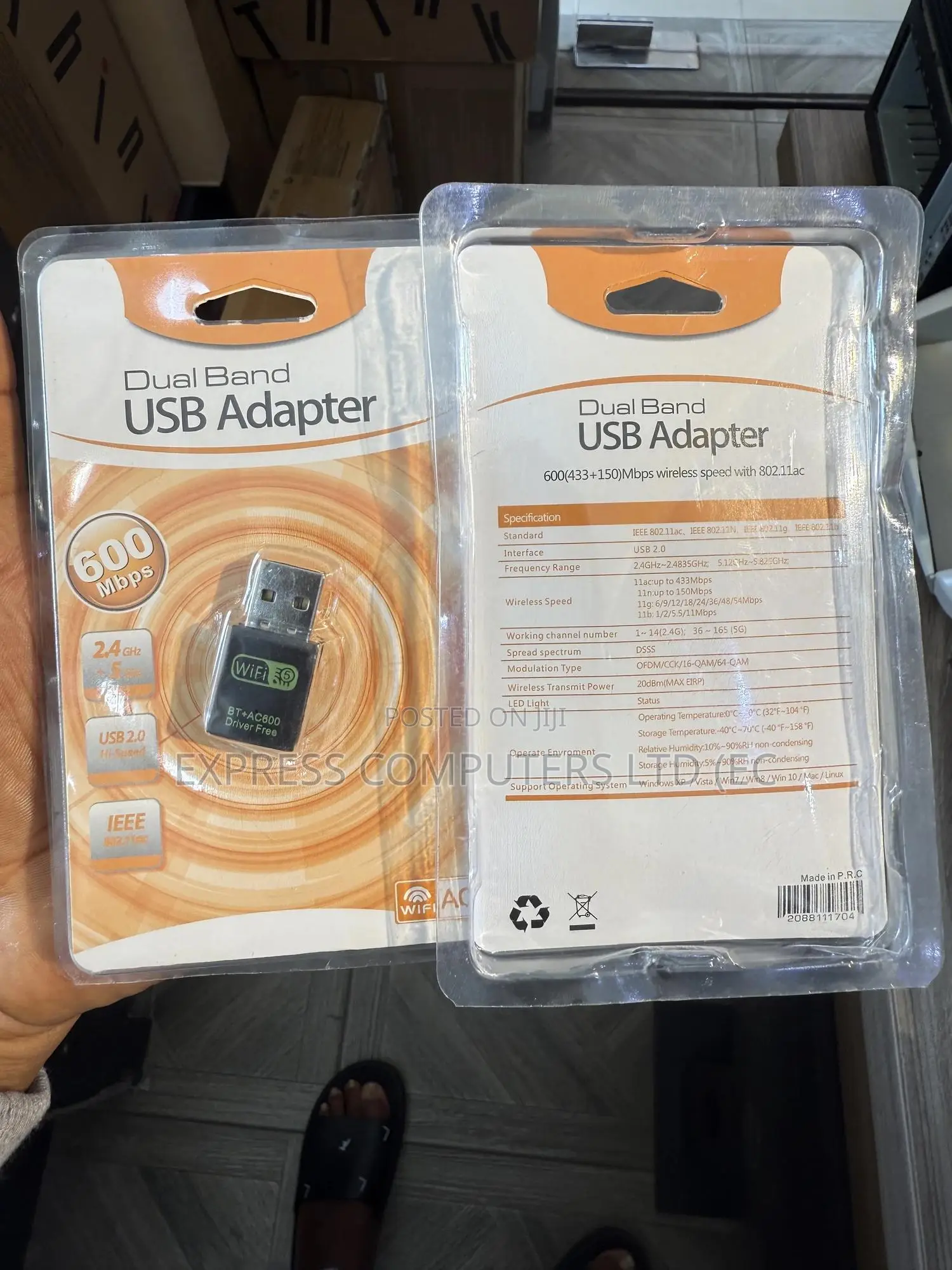 Bluetooth 4.2 and Wireless- Usb Adapter Dongle 2 in 1 Original