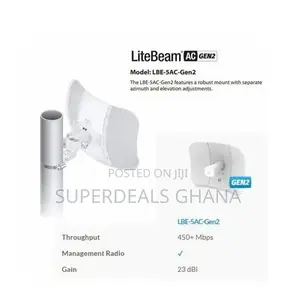 Ubiquiti Litebeam Lbe-5ac-Gen2 Access Point