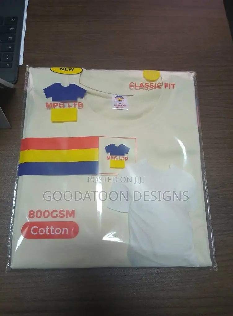 Plain Quality Cotton Jersey Round Neck T-shirts