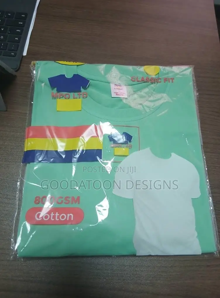 Plain Quality Cotton Jersey Round Neck T-shirts