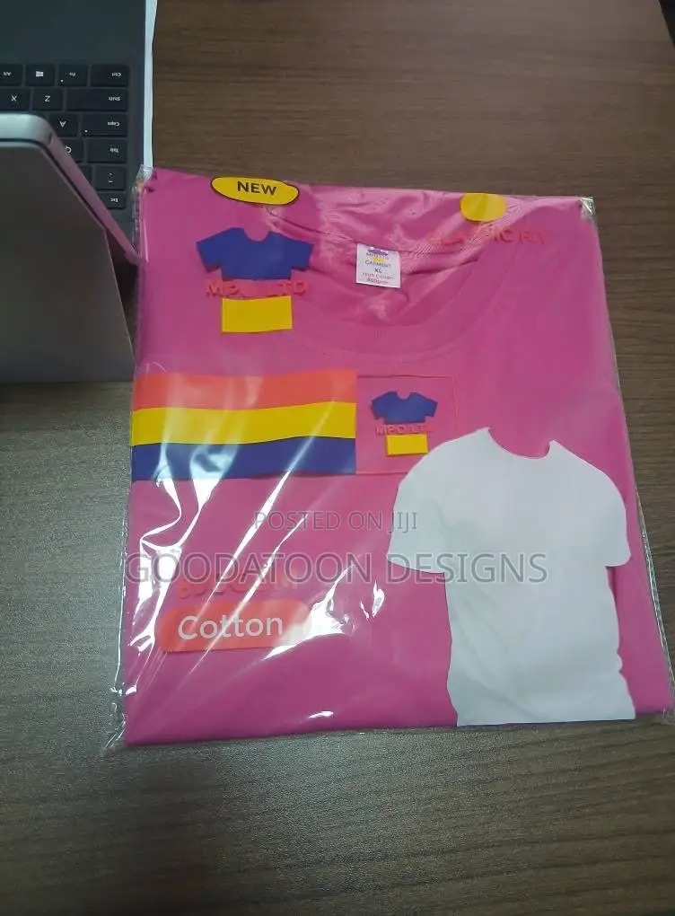 Plain Quality Cotton Jersey Round Neck T-shirts