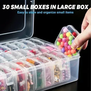 Transparent Jewelry Organizer Storage Box