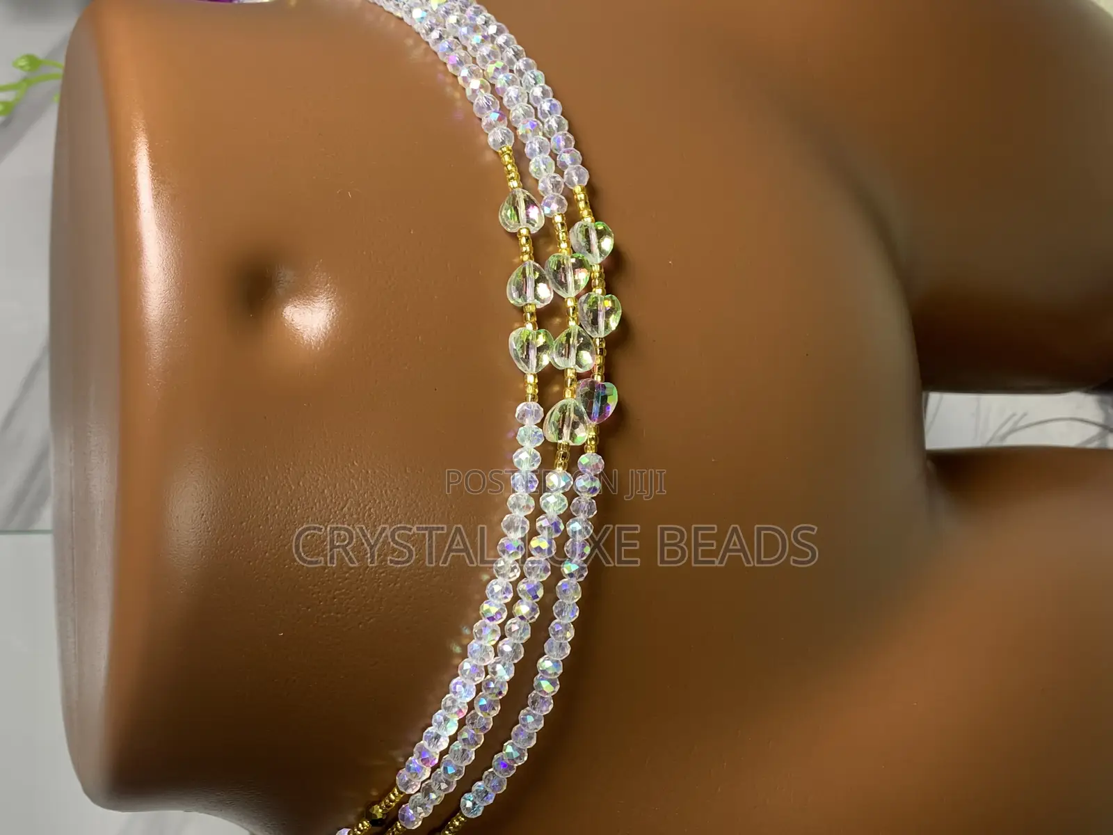 Medofopa Waist Beads All Crystal