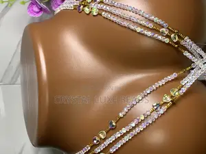 Medofopa Waist Beads All Crystal