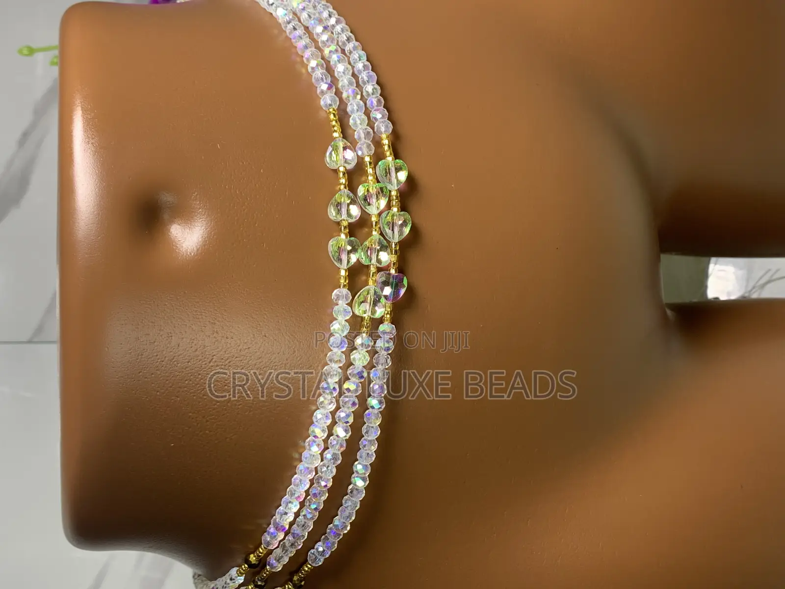 Medofopa Waist Beads All Crystal